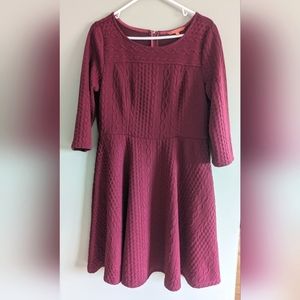 Modcloth Red Sweater Dress
